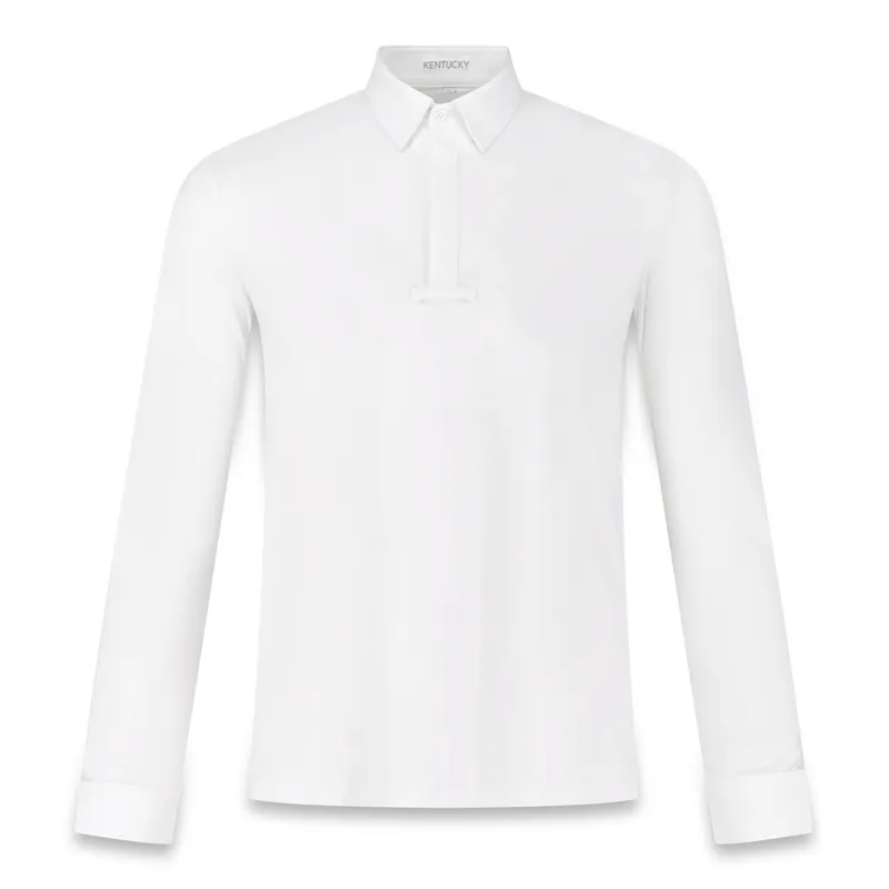 Kentucky Classic Mens Long Sleeve Show Shirt - White