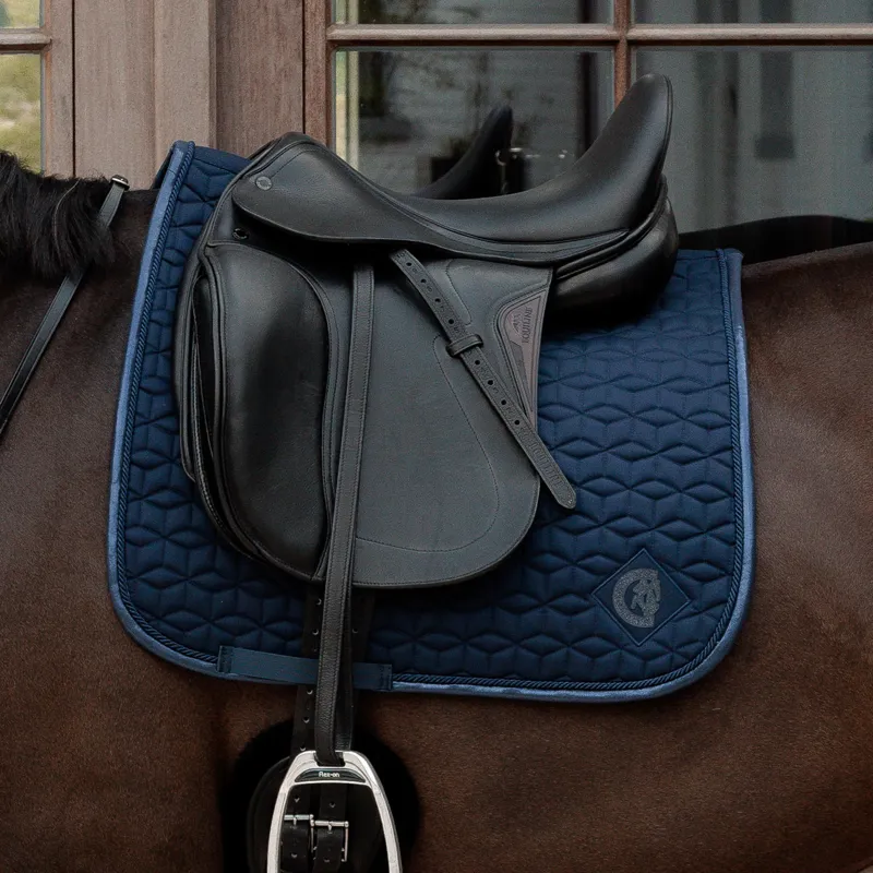Kentucky Sparkling Dressage Saddlecloth - Navy-1