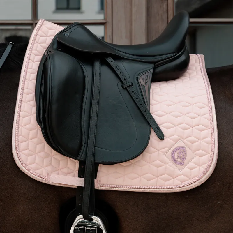 Kentucky Sparkling Dressage Saddlecloth - Old Rose-1