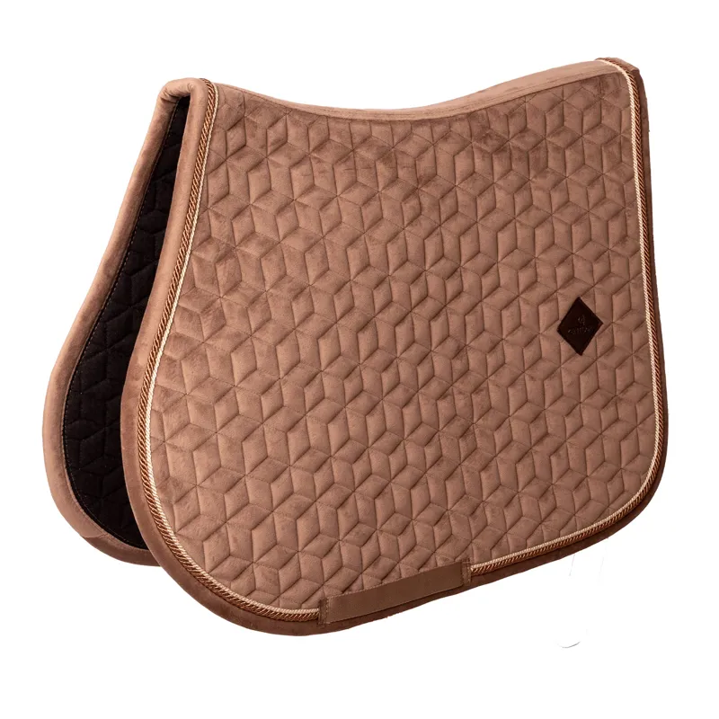 Kentucky Velvet Dressage Saddlecloth - Beige