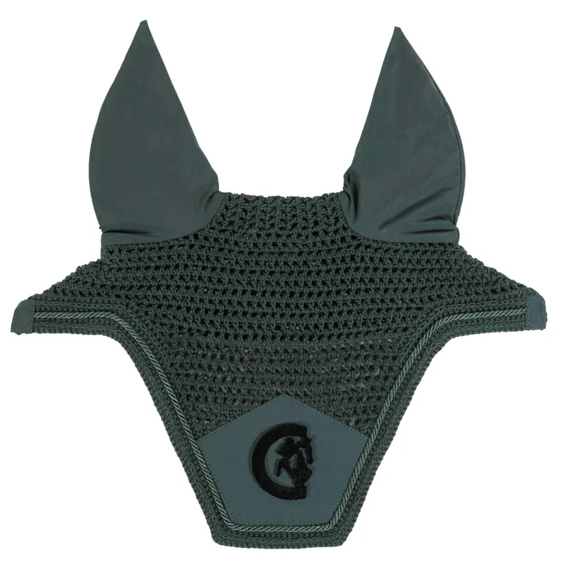 Kentucky Wellington 3D Logo Fly Veil - Pine Green