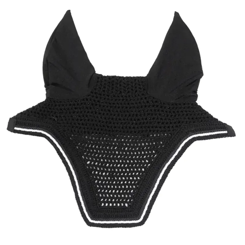 Kentucky Wellington Diamond Rope Soundless Ear Fly Veil - Black