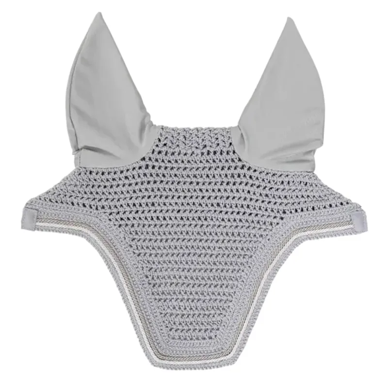 Kentucky Wellington Diamond Rope Soundless Ear Fly Veil - Grey