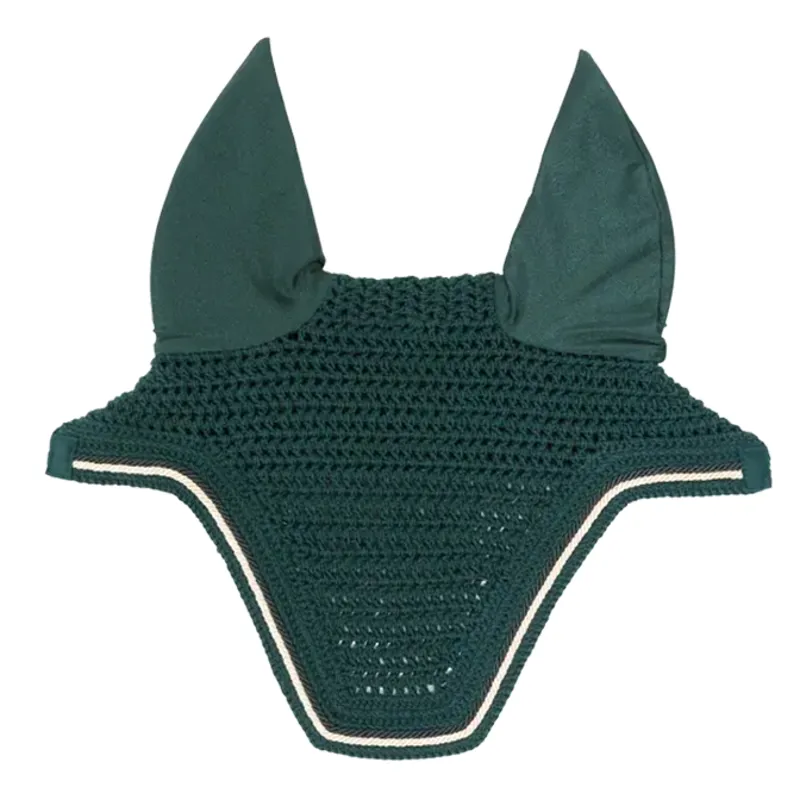 Kentucky Wellington Diamond Rope Soundless Ear Fly Veil - Pine Green