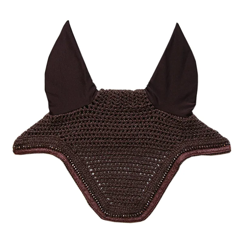 Kentucky Wellington Gilitter Band Fly Veil - Brown
