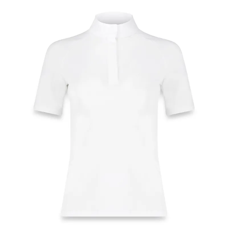 Kentucky Classic Womens Short Sleeve Show Shirt - White