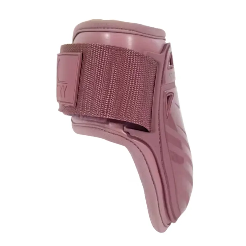Kentucky Young Horse Vented Fetlock Boots - Old Rose-3