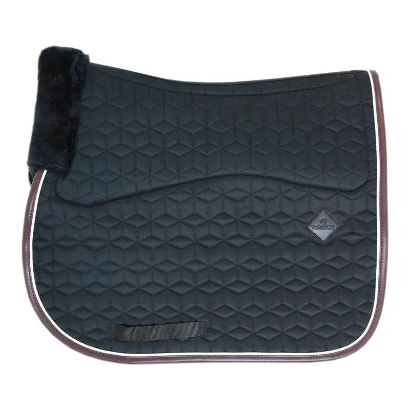 Kentucky Skin Friendly Star Quilting Saddlecloth - Black