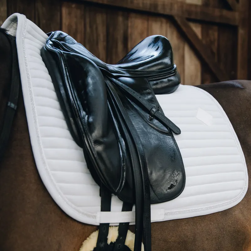 Kentucky Pearls Dressage Saddlecloth - White-2