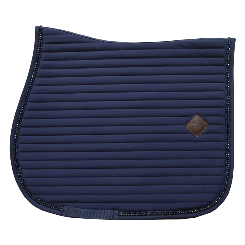 Kentucky Pearls Jumping Saddlecloth - Navy