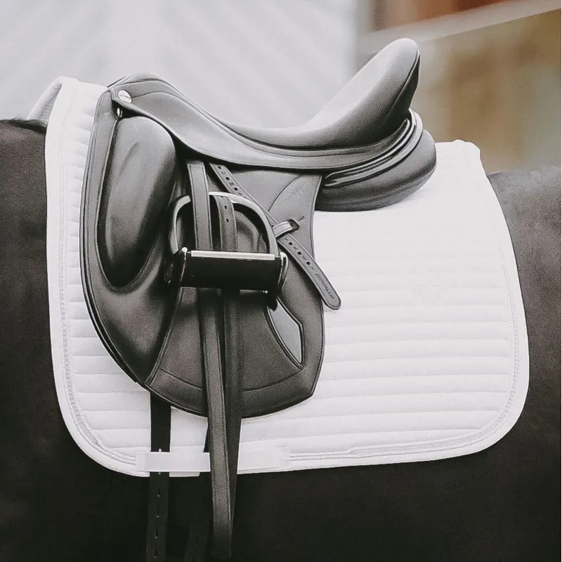 Kentucky Pearls Dressage Saddlecloth - White-1