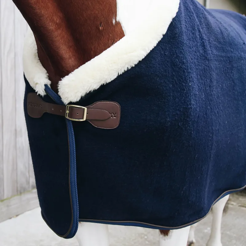 Kentucky Heavy Fleece Show Rug - Navy-1