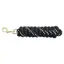 KM Elite Cotton Double Braid Lead Rope 7ft - Black/White