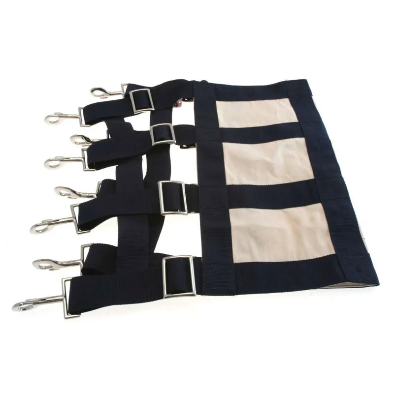 KM Elite Webbing Stall Guard - Navy/Cream