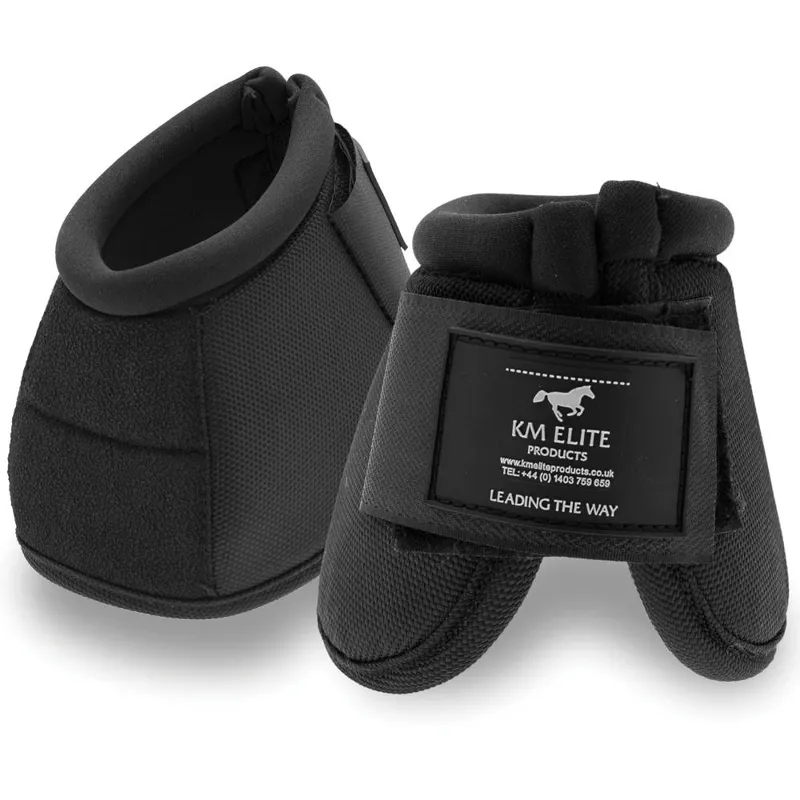 KM Elite Ballistic No-Turn Overreach Boots - Black