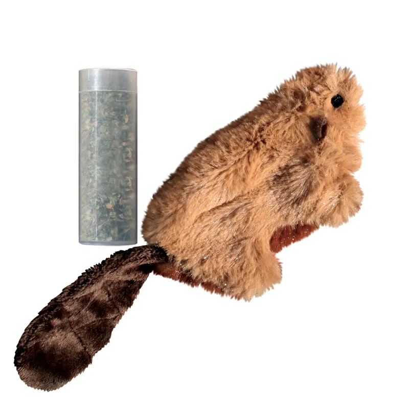KONG Refillable Catnip Cat Toy - Beaver-1