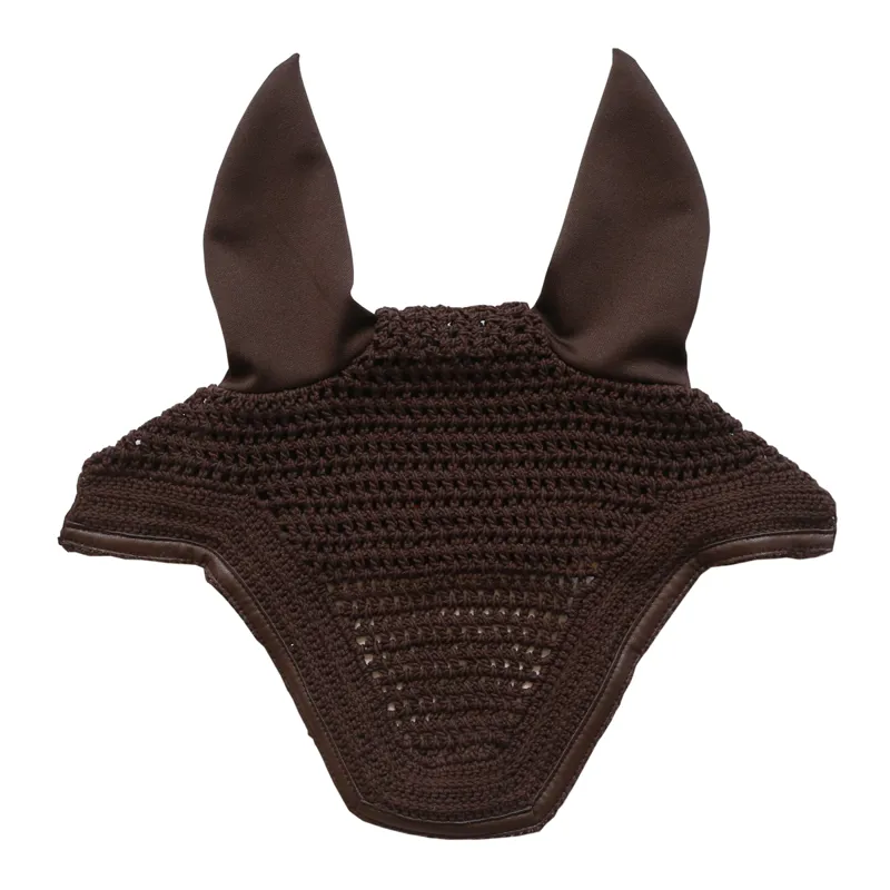 Kentucky Wellington Leather Trim Fly Veil - Brown