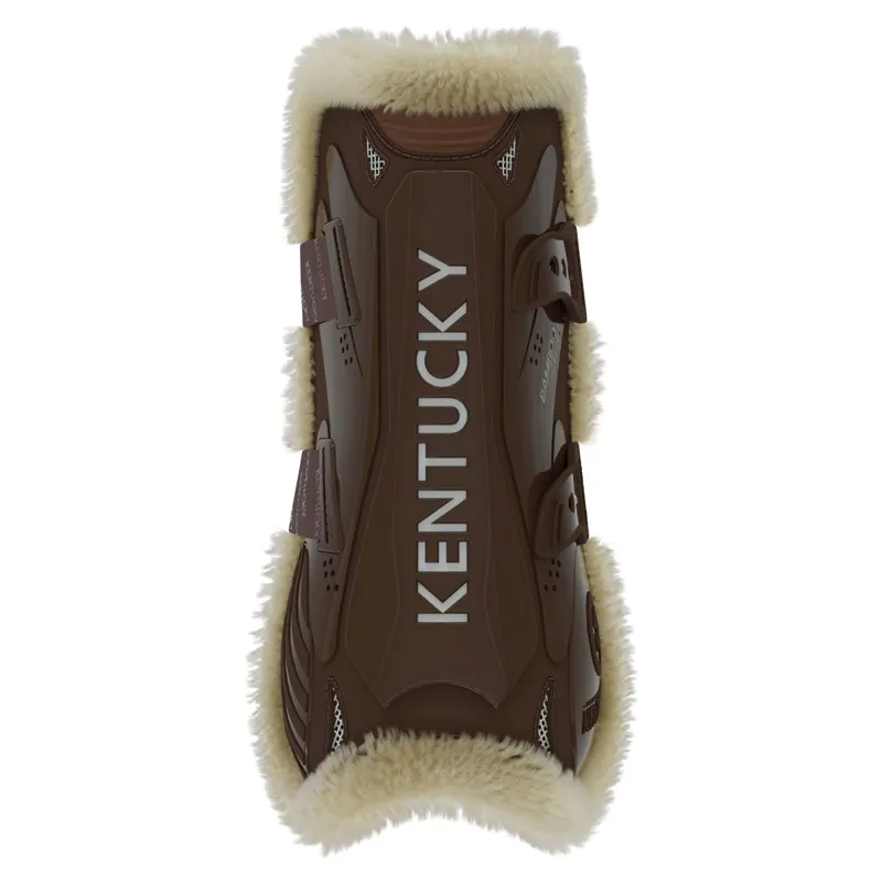 Kentucky Bamboo Shield Vegan Sheepskin Tendon Boots - Brown-3