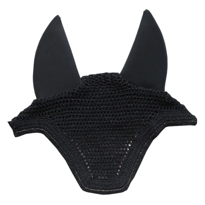 Kentucky Wellington Sparkling Fly Veil - Black
