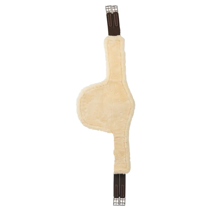 Kentucky Sheepskin Stud Girth - Brown/Natural-3