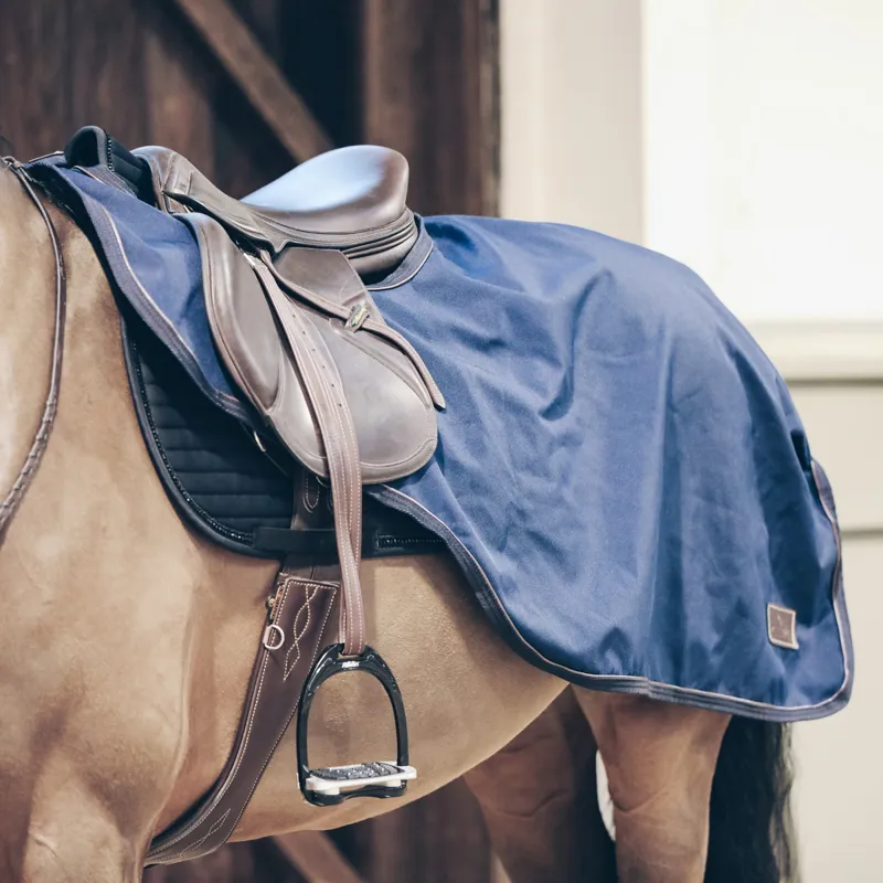 Kentucky All Weather 160g Riding Rug Exercise Sheet - Navy-1
