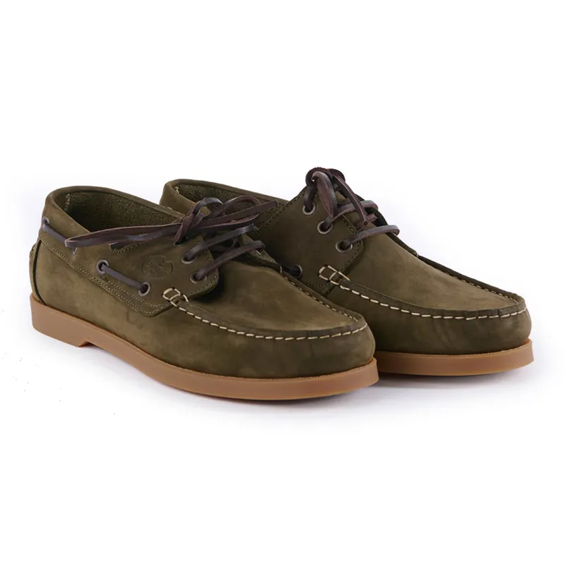 Le Chameau Galion Mens Nubuck Shoes - Vert Chameau