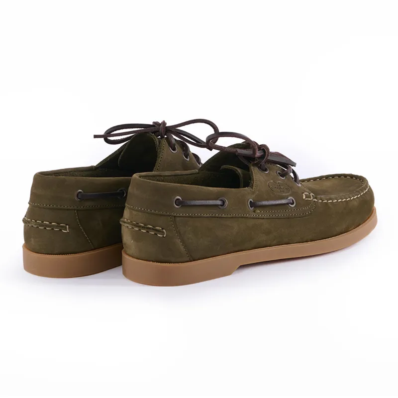 Le Chameau Galion Mens Nubuck Shoes - Vert Chameau-1