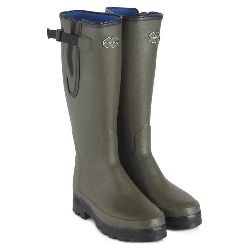 Le Chameau Vierzonord Neoprene Lined Mens Wellingtons - Vert Chameau