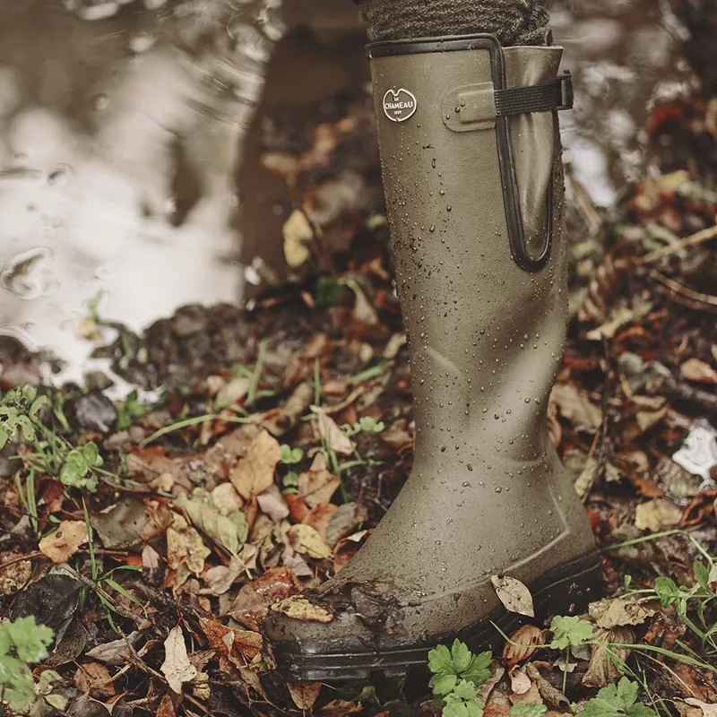 Le Chameau Vierzonord Neoprene Lined Mens Wellingtons - Vert Chameau-3