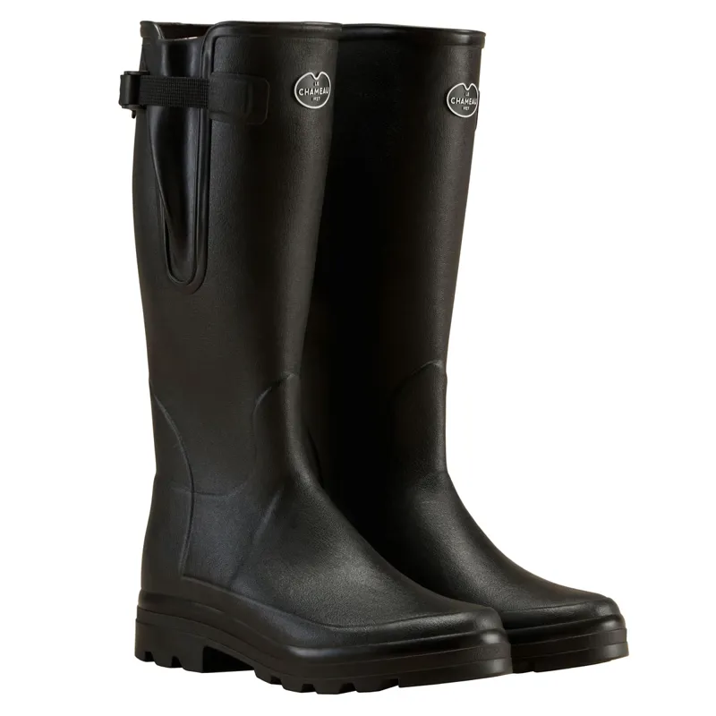 Le Chameau Vierzonord Neoprene Lined Mens Wellingtons - Noir