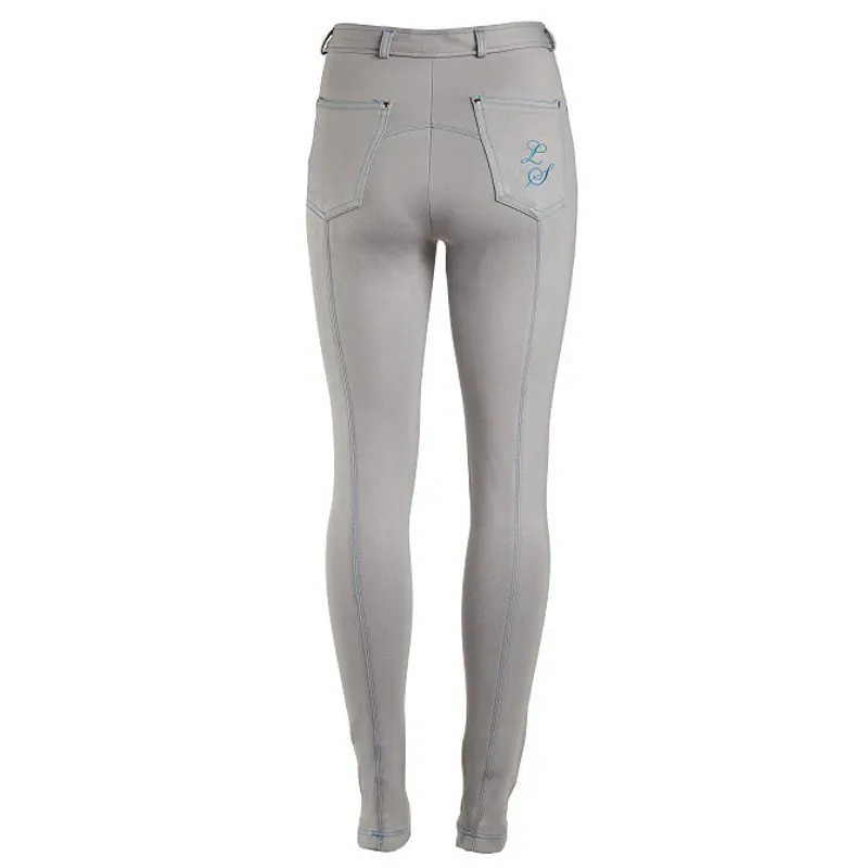 Legacy LifeStyle Stitch Ladies Jodhpurs - Quarry Grey/Swedish Blue