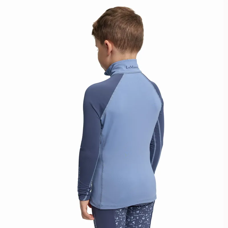 LeMieux Mini Classique Junior Base Layer - Powder Blue-3