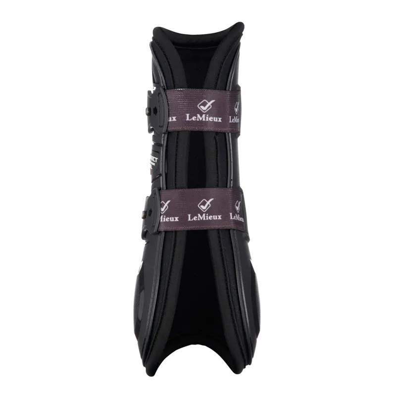 LeMieux Impact Responsive Gel Tendon Boots - Black-3