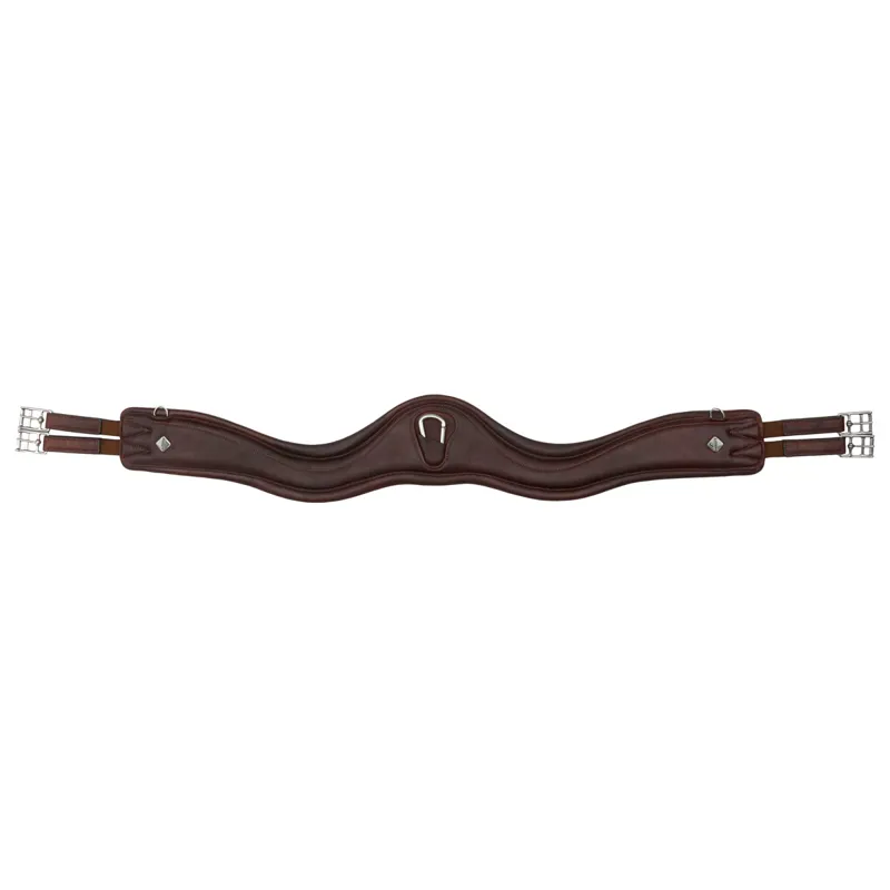 LeMieux Gel-Tek Anatomic Curve Jumping Girth - Brown