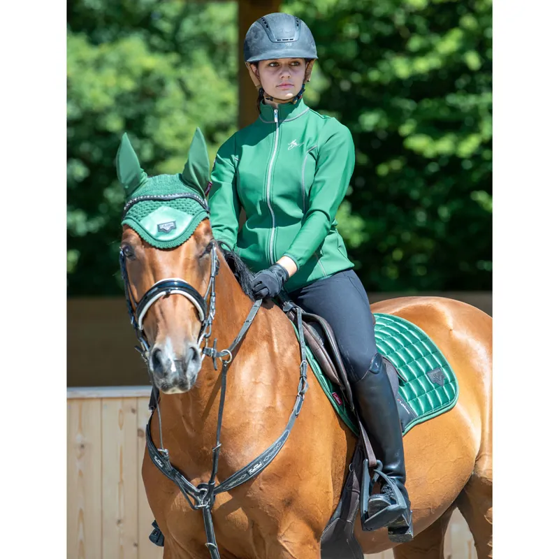 LeMieux Loire Fly Hood - Hunter Green-2