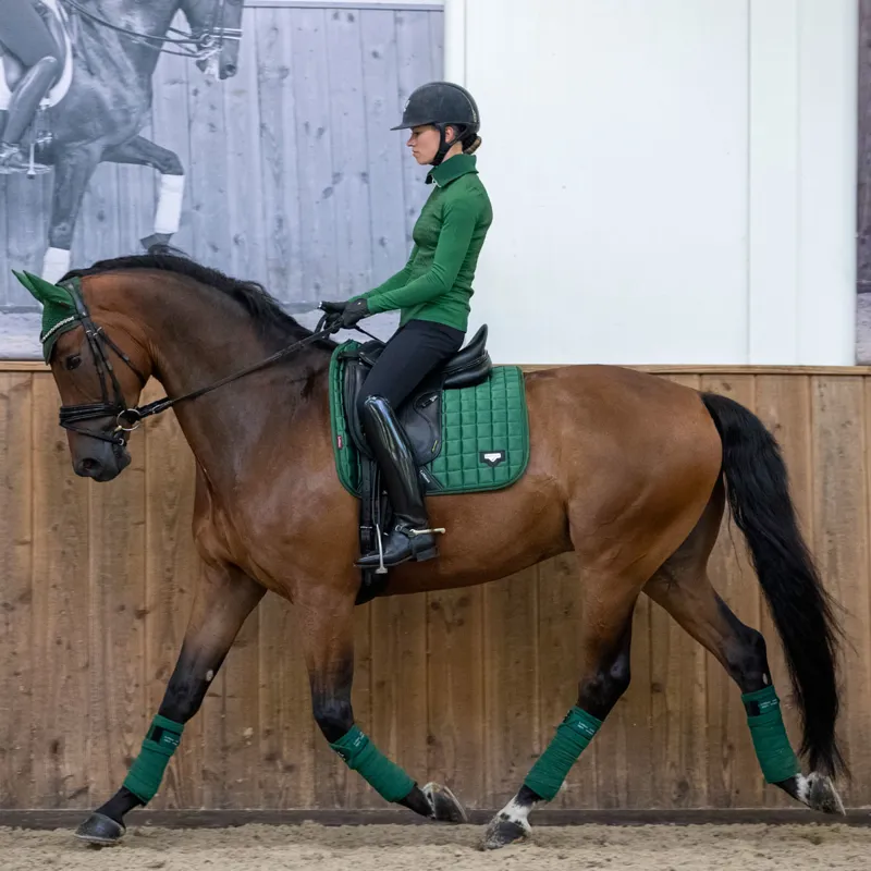 LeMieux Loire Fly Hood - Hunter Green-6