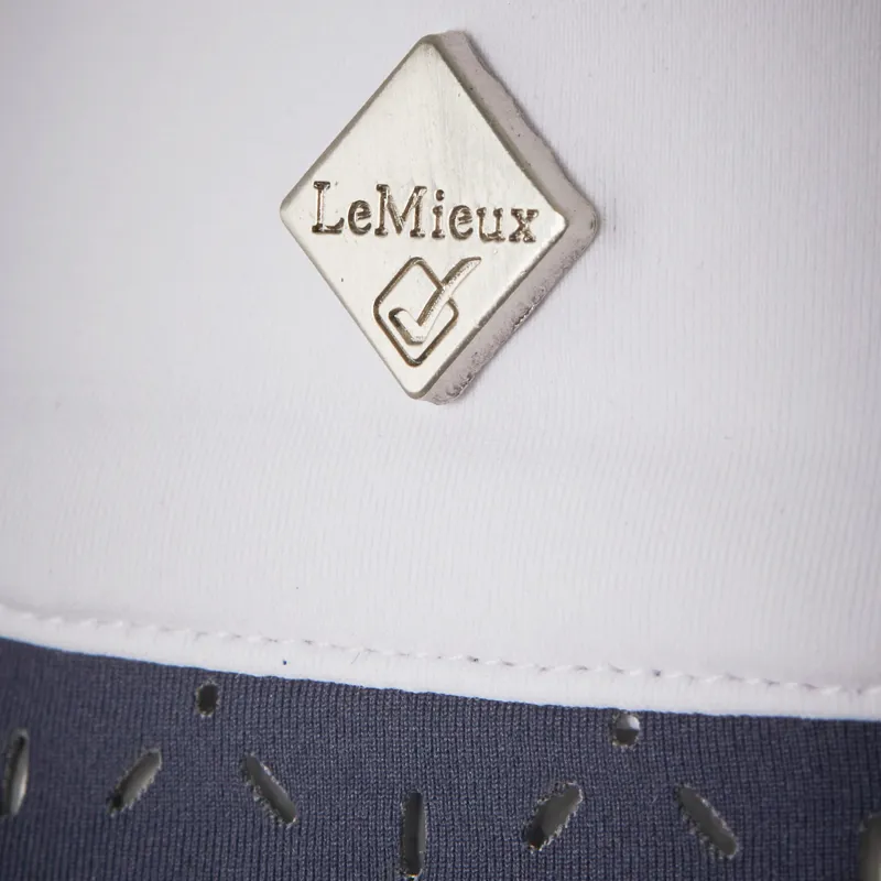 LeMieux Olivia Short Sleeve Womens Show Shirt - Navy-2