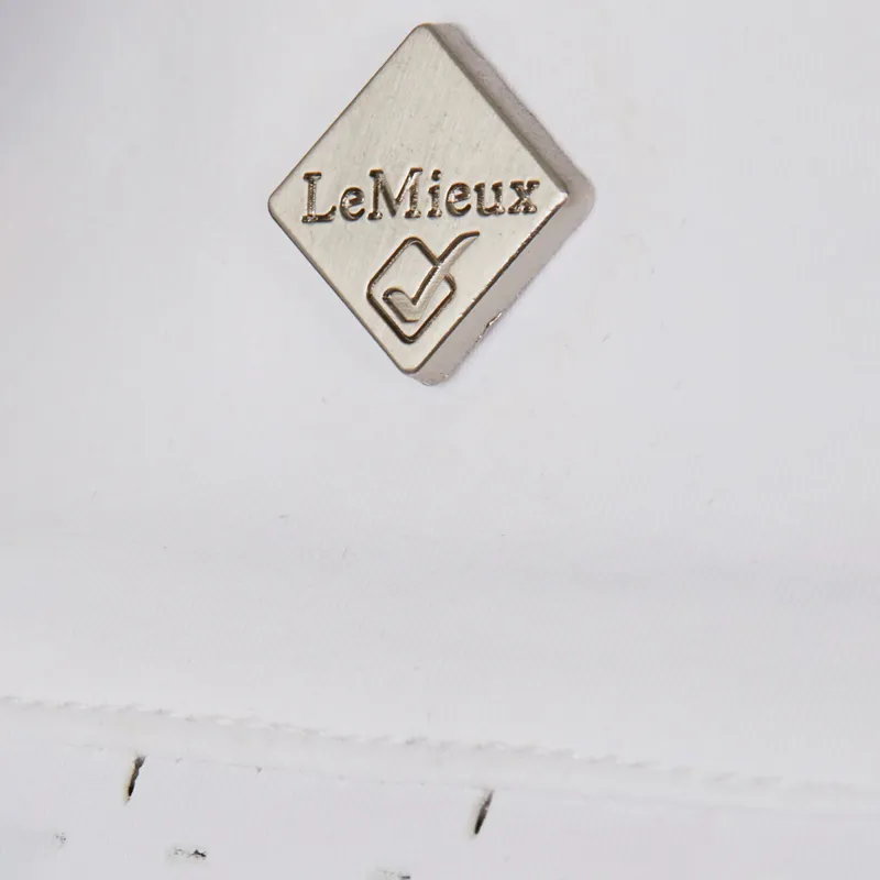 LeMieux Olivia Womens Short Sleeve Show Shirt - White-3