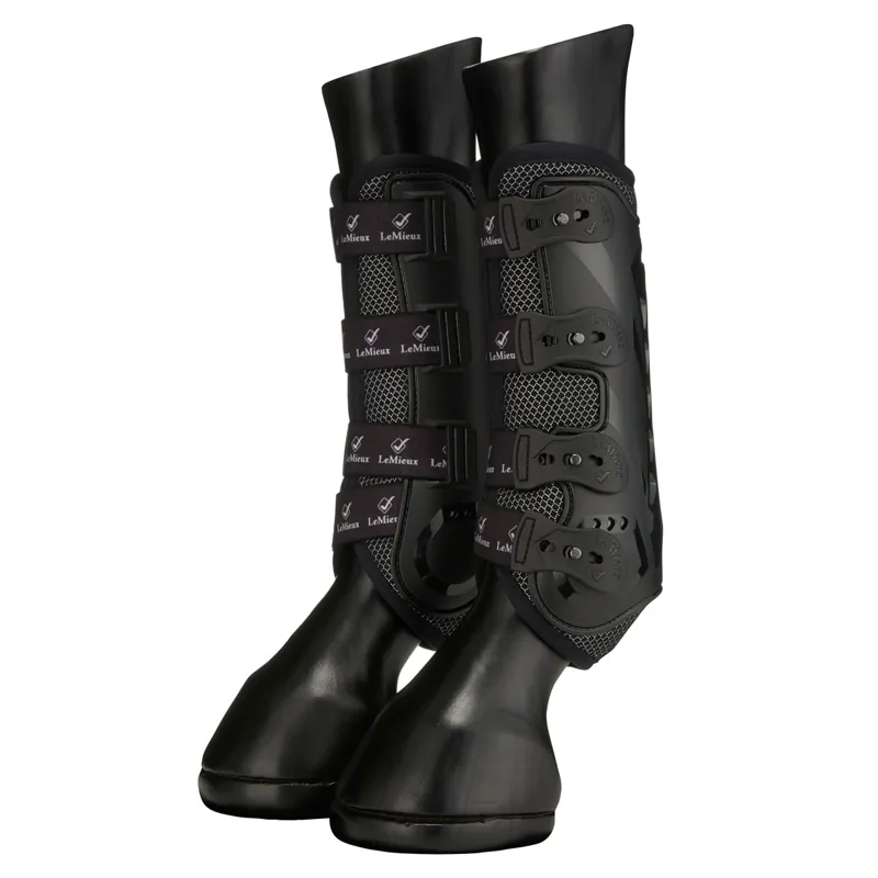LeMieux Ultra Mesh Snug Hind Boots - Black-1