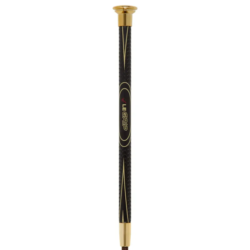 LeMieux LeGrip Jumping Whip - Brown-1