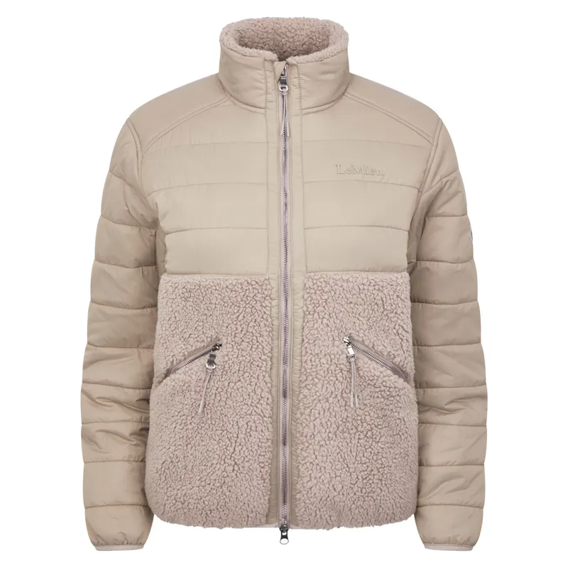 LeMieux Alissa Hybrid Fleece Ladies Jacket - Ash-2