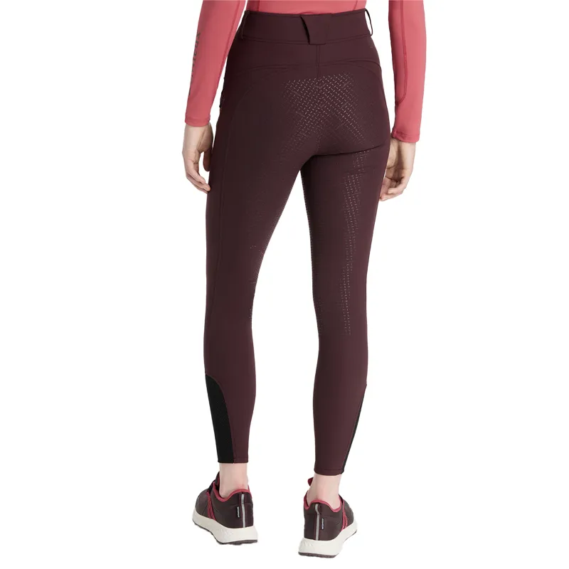 LeMieux Amy Full Grip Ladies Bregging Riding Tights - Damson-2