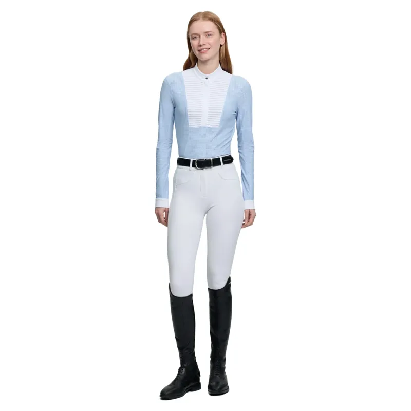 LeMieux Arielle Womens Long Sleeve Show Shirt - Mist-1