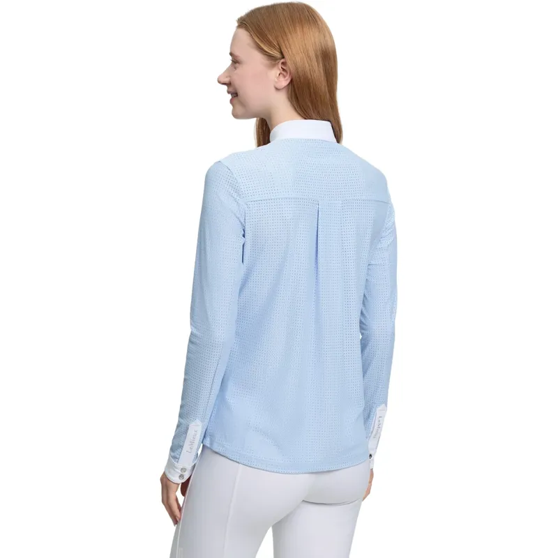 LeMieux Arielle Womens Long Sleeve Show Shirt - Mist-3