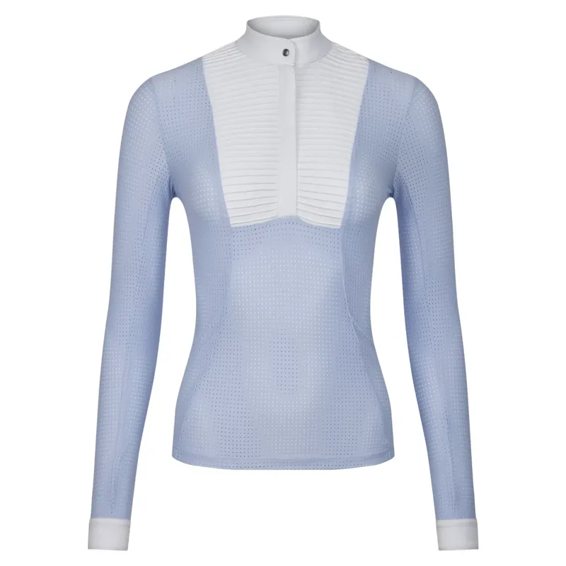 LeMieux Arielle Womens Long Sleeve Show Shirt - Mist-4