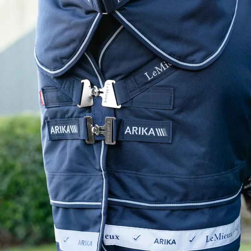 LeMieux Arika Storm-Tek 50g Turnout Rug - Navy-4