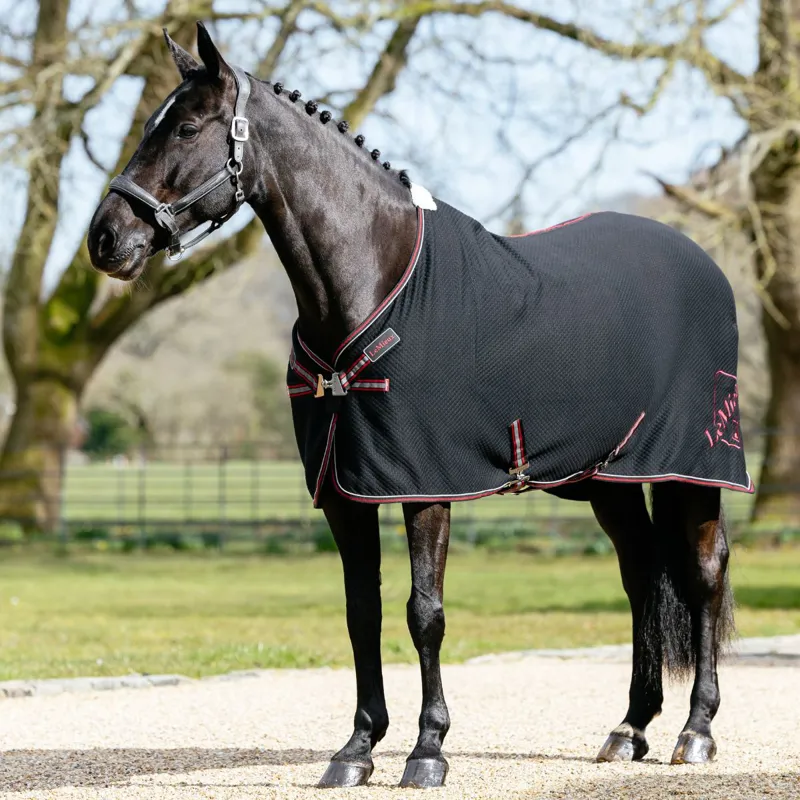 LeMieux Kudos Bamboo Cooler Rug - Black