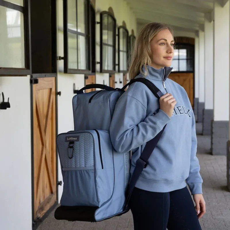 LeMieux Boot and Hat Bag - Powder Blue-2