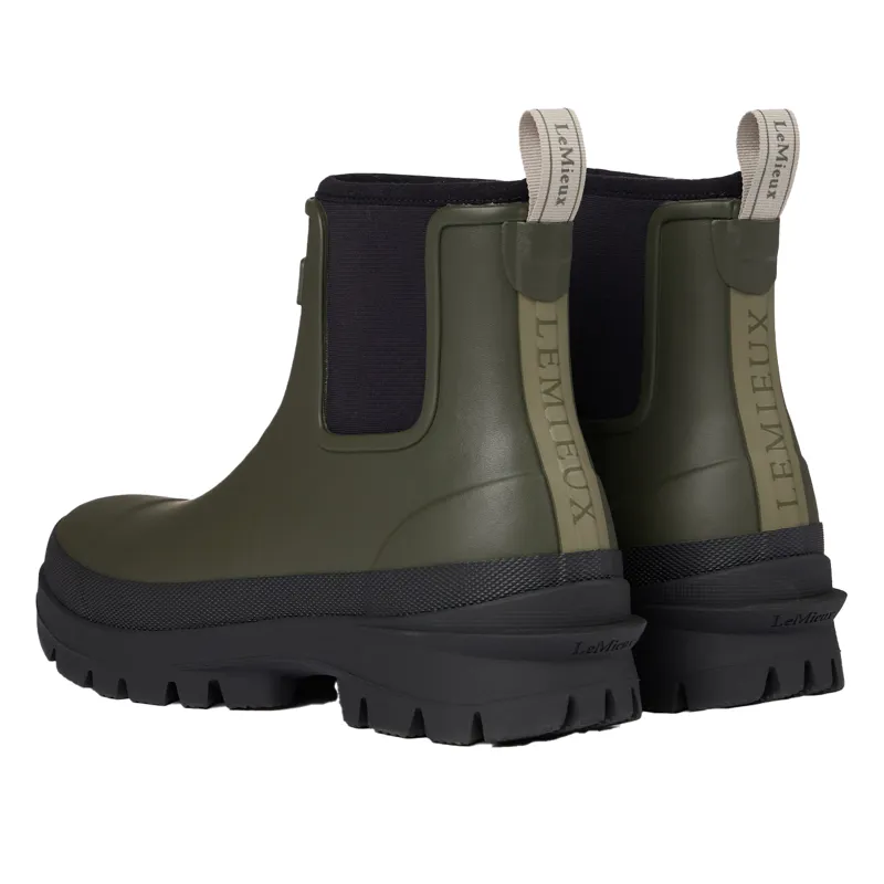 LeMieux Bramshaw Womens Chelsea Short Wellies - Olive-1