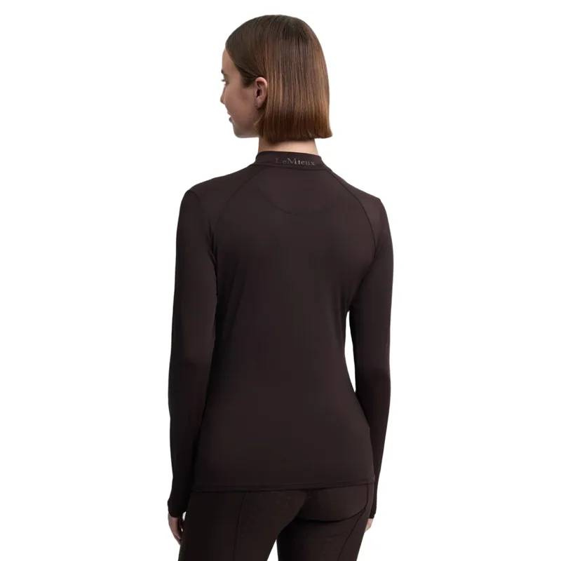 LeMieux Brilliance Heyden Womens Lightweight Base Layer - Espresso-2